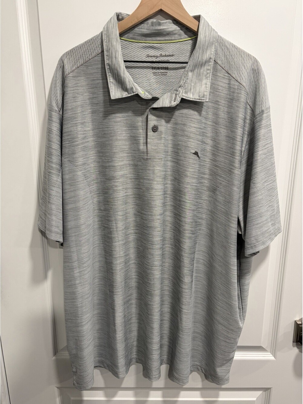 Tommy Bahama Palm Coast IslandZone Polo Shirt Men’s Size 3XLB 3XL Big Gray